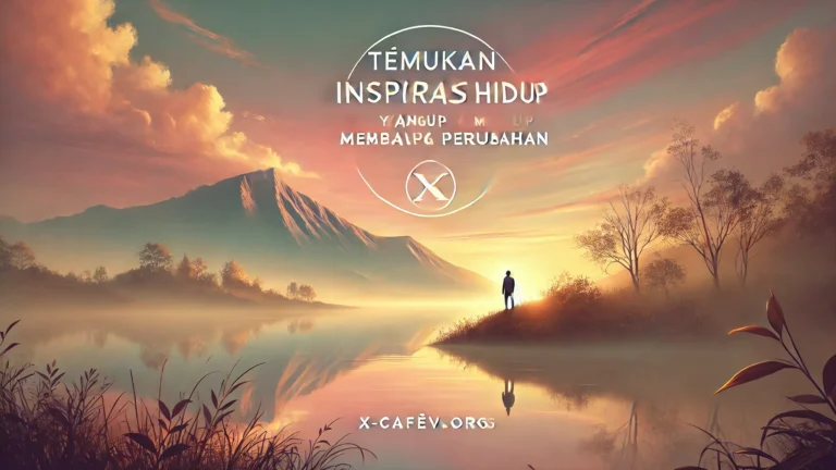 Temukan Inspirasi Hidup yang Membawa Perubahan 1 Temukan Inspirasi Hidup yang Membawa Perubahan
