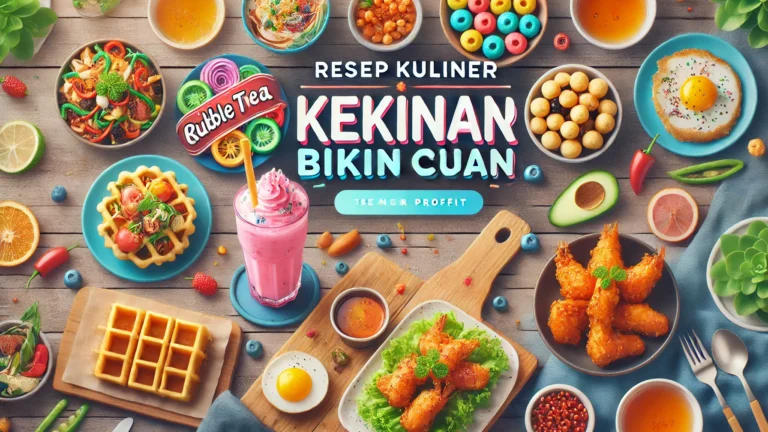 Resep Kuliner Kekinian Bikin Cuan 1 Resep Kuliner Kekinian Bikin Cuan