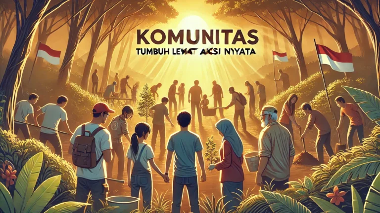 Komunitas Tumbuh Lewat Aksi Nyata 1 Komunitas Tumbuh Lewat Aksi Nyata