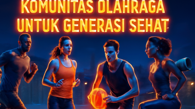 Komunitas Olahraga untuk Generasi Sehat 1 Komunitas Olahraga untuk Generasi Sehat