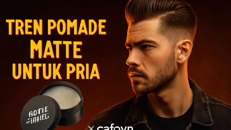Tren Pomade Matte Untuk Pria 1 Tren Pomade Matte Untuk Pria