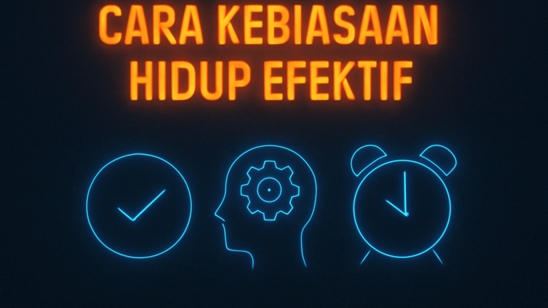 Cara Kebiasaan Hidup Efektif 1 Cara Kebiasaan Hidup Efektif