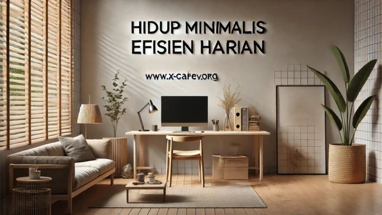 Hidup Minimalis Efisien Harian 2 Hidup Minimalis Efisien Harian