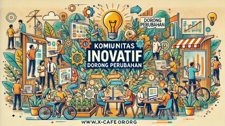 Komunitas Inovatif Dorong Perubahan 2 Komunitas Inovatif Dorong Perubahan