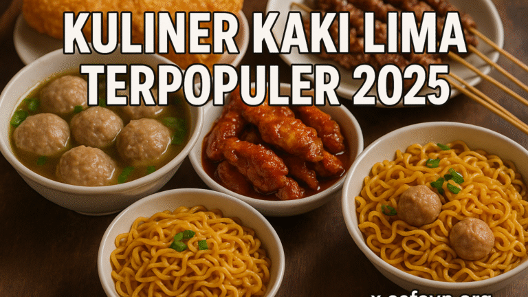 Kuliner Kaki Lima Terpopuler 2025