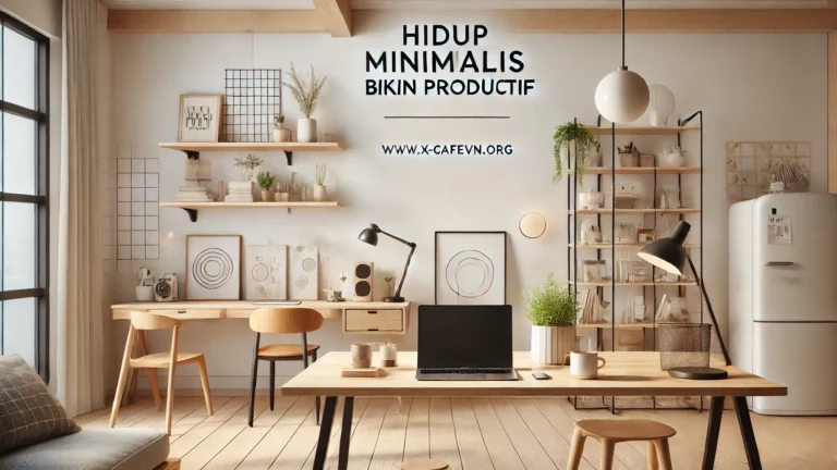 Hidup Minimalis Bikin Produktif