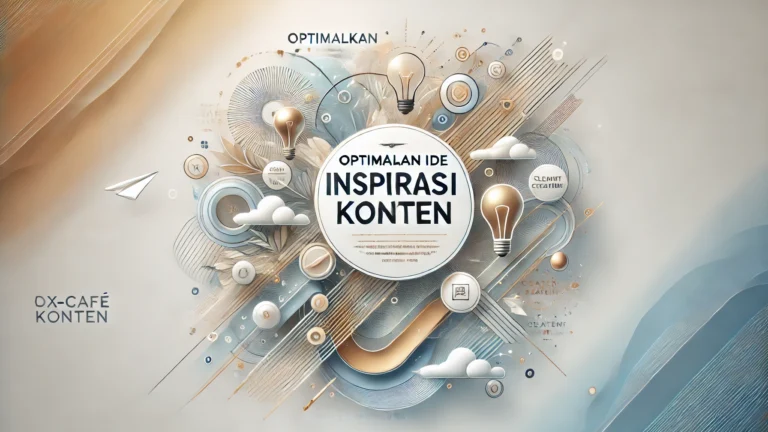 Optimalkan Ide Inspirasi Konten